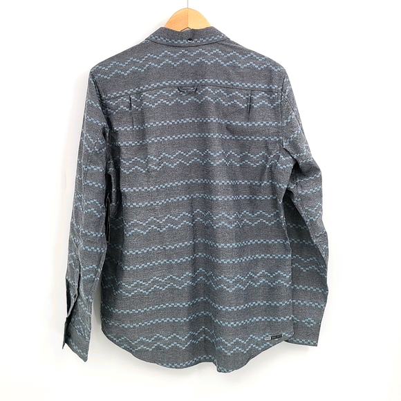 Hurley Dri Fit Buttom Down Aztec Print Shirt - Picture 4 of 10